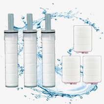 퓨어레인 주방수전 PR-305 303 PR-303RF PR-305MF /3개입 정수필터 주방필터 녹물필터 싱크헤드 핸들필터 녹물제거 리필필터, 필터 패키지 X 1개