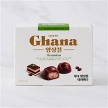 [메가마트]롯데 가나 앙상블 티라미수 초콜릿 68g, 4개