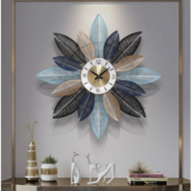 해외직구상품 무소음 벽시계 모던 스타일 북유럽 식 원룸 라탄 시계, 옵션4