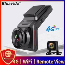 bluavido 4g 숨겨진 대시 카메라 gps 추적 지원 라이브 원격 모니터링 2개 카메라 비디오 녹화 fhd1080p wifi 핫스팟, 64g