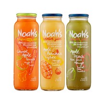 노아주스 3가지맛(당근진저+바나나리치 망고+키위 복숭아 망고) 260mlx12ea, 상세페이지 참조, 상세페이지 참조