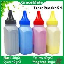 프린트 부품 (토너 파우더 + 칩) 삼성 C430 C430W C433W C480 C 호환, 03 4color toner