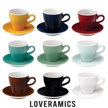 러브라믹스 튤립 라떼잔 시리즈 280ml 9종, 오션그린