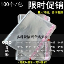 일회용비닐팩 OPP 스티커 셀카봉지 주머니 의류파우치 투명 봉투 소모함 주문제작 4903360618, 양면 5레이스 기본 18 *29cm (내장 26 )꽃칼, 100 개 /가방