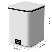 원룸세탁기 옷 usb 초음파 건조 속옷 양말 여행 + 블루 라이트에 대 한 건조기 양동이와 4.5l 휴대용, 회색, 유럽 ​​연합
