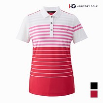 [헤리토리골프] 여성 변형 스트라이프 티셔츠_MGWASUM3311