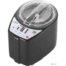 가정용도정기 쌀 도정 소형 현미 백미 탈피기, 블랙