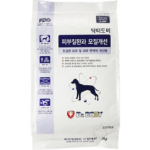 닥터도비 피부질환과 모질개선 기능성 사료, 2개, 2kg, 2000g, 2개