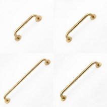 중문 슬라이딩 스텐파이프 안전손잡이 골드무광, 2.스텐파이프 골드무광 25x300mm