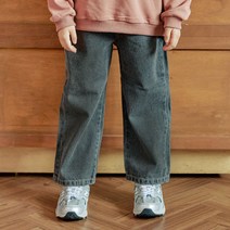바브키즈 일자핏데님바지