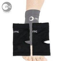 ITC A700 스포츠 임산부 산모 발목 앵클 슬리브 아대 보호대 2개입 블랙