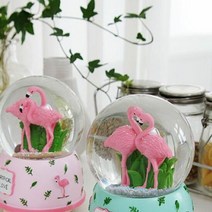 요즘 유행하는 캐릭터 LED 플라멩고 오르골, 쿠팡 그린