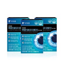 한미양행 루테인 알티지 오메가 3 프리미엄, 30정, 30g, 3개, 30g, 3개