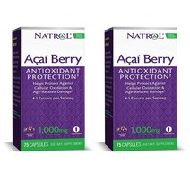 아사이베리 1000mg 75캡슐 2통 나트롤