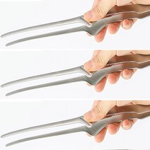 1+1+1 스텐 고기집게 3종세트 캠핑집게 트라이앵글집게 요리핀셋, 슬림핀셋 3개