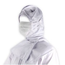 케이엠 위생모 방진모 크린룸 정전기 방지 후드 모자, 화이트2XL