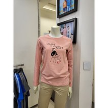 뱅뱅 [동아수성] 가을신상 여성 레터링 프린트 긴팔 티셔츠(NTI701F)