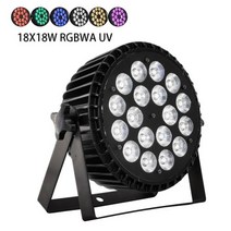 페인트 믹서 Stage Par Light 18x18w RGBWA UV 6in1 알루미늄 Full Color Wall Wash LED 18x12w RGBW 4in1, RGBWA UV+EU 플러그