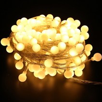 앵두전구 알전구 캠핑 텐트 LED 스트링라이트 20구 40구, 40구 6m [건전지], 투명 버블 화이트/40구 6m [건전지]