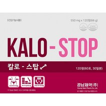 경남제약 칼로스탑 60포 (120정), 단품, 4개