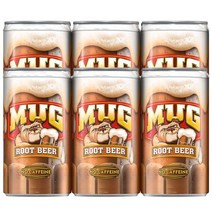 머그 루트비어 카페인프리 소다 팝 222ml 6캔 Mug Root Beer Caffeine Free Soda Pop