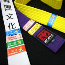 태권도학원용 프로그램 수행완료 띠밴드 10장세트, 겨루기