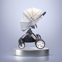 미세먼지 차단 유모차커버 방진망 햇빛가리개 청풍문, 흰색(리뉴얼)