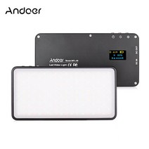 Andoer MFL-06 미니 LED카메라 사진 램프 3000-6500K 캐논 니콘 소니 DSLR카메라, 1, 블랙