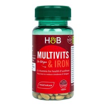 Holland & Barrett Multivitamins & Iron 홀랜드앤바렛 멀티비타민+철분 120정