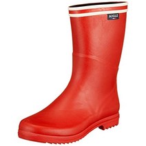 [에이글] RUBBERBOOTS [SIGNATURE] 샹테 부츠 스트라이프 고무 부츠 레이디스 레드 23.0 cm