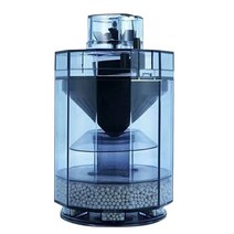 여과기 어항 집똥기 단지 1pcs 물고기 똥 진공 비료 흡입 분리기 탱크 필터 수집기, 하얀