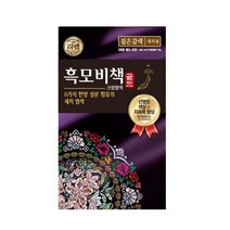 리엔 흑모비책 골드 염모제 짙은갈색 90G x 1, 단품, 단품