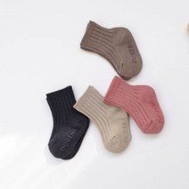 지앤 유아아동양말 도레미 p초코베리 4족세트 남아여아공용 무배