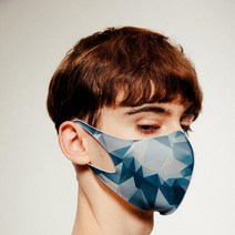 아트박스/루미안 항균 패션 패턴 마스크, 레오파드블랙, L(남성)