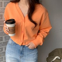 린다샵 감안슈 브이넥 버튼 베이직 가디건-cpcd2432k31