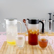 미소 내열유리물병 1.4L 손잡이 물병 워터저그 홈카페, 미소내열유리물병(B)