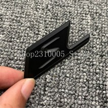 마크 로고 호환 엠블럼 메르세데스 벤츠용 짧은 S 배지 엠블럼 자동차 스타일링 트렁크 수리 스티커 크롬 광택 블랙 레드 벤츠 AMG 삼성 A35 A45 CLA45 C43 에, matte black