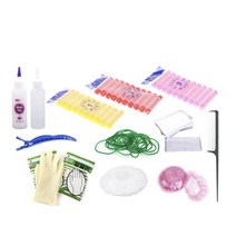 뽀꼬뽀꼬닷컴 셀프 파마용품 풀 패키지 매직롯드 왔다펌 세트, 혼합색상, 4세트