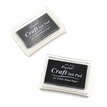 크래프트 스탬프 유성 잉크 패드 블랙 검정 컬러 다꾸 도장 인주 다이어리