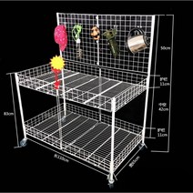 플리마켓 가판대 행사 진열대 매대 테이블 접이식 편의점 매장 마트 좌판 트롤리 선반, 대형