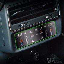 [JS AUTOMOTIVE] 아우디Q7 콘솔공조기 액정 기스방지 보호필름 스티커 실내 인테리어 튜닝 몰딩 용품, 2열 공조기 1p