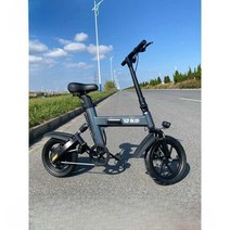 접이식 전기자전거 출퇴근용 장거리 전동 전기 자전거, 상세 페이지 참고, 흰색 (15AH 50KM) (대외무역 버전)