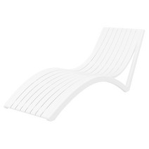 하이파 슬림 웨이브형썬베드 색상2 터키산, 화이트