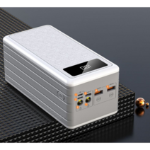 고속충전 보조 배터리 유무선용 대용량 80000mAh, 1, 유무선혼용, 블랙