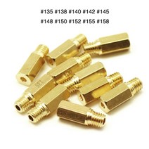 오토바이 부품ZSDTRP 10pcs 오토바이 기화기 M5 메인 제트 느린 파일럿 Keihin PWK BD CRS FCR PD PE PJ PW, 12 B06