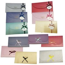 기프트 봉투 상품권 용돈 티켓 세벳돈 명절 설날 어버이날 선물, 리본 기프트봉투, 네이비