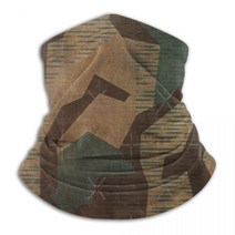 전술위장마스크 Splintertarn-독일 Ww2 위장 발라클라바 마스크 스카프 반다나 사냥 겨울 전술 에어소프트 여성용, 26x30cm, 3d