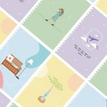 이글바인더 힐링 일상 엽서 일러카드 20공 4매 세트 제작 생일카드, 단품
