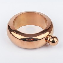 위스키 보틀 양주 디스펜서 구씨 휴대용 술병 깔때기 힙 플라스크 알코올 팔찌 스테인레스 스틸 캠핑 공급, 장미