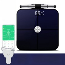 인바디체중계 체지방 블루투스 신체 스마트 전자 구성 분석기, 배터리, 하이 엔드 정밀 전문 버전 블랙